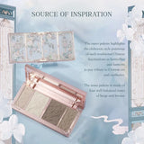 Flower Knows Makeup Butterfly Cloud Collar Collection Embossed Highlight&Contour Palette Face Powder Iluminador Contouring Kit