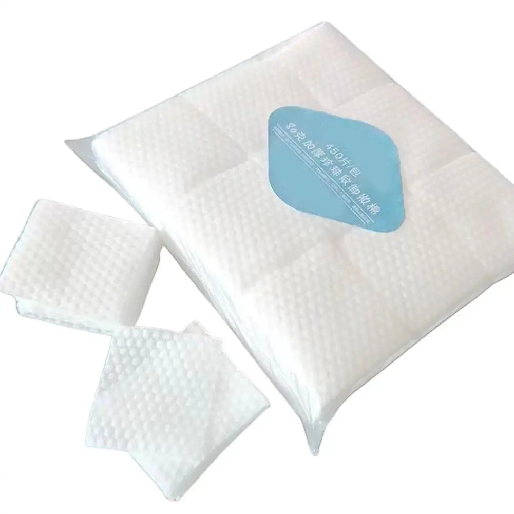 600/450pcs Thicken pearl Pattern Disposable Makeup Cotton Wipes Soft Remover Pads Facial Cleansing Paper Wipe Cosmetic Padsd