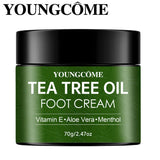Tea Tree Foot Cream for Heel Dry Skin Care Exfoliate Dead Skin Soften Hydrate Moisturize Smooth Rough Skin Daily Foot Care Lotio