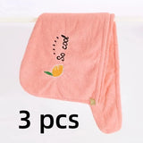 Quickly Dry Hair Hat Towels Super Absorbent Soft Bathroom Women Head Towels Cute Hair Towel Hair Dry Wrap Bonnets