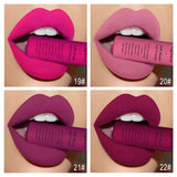 QIBEST Sexy Velvet Matte Lip Gloss Liquid Lipstick Lipgloss Beauty Red Nude Waterproof Long-lasting Lip Stain Makeup For Women
