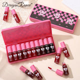 10 pack lip gloss set, easy to color and non fading, moisturizing lip gloss, waterproof and moisturizing lipstick water