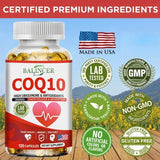 Balincer Organic Coenzyme Q10 Capsules - Supports Energy Production, Core System Health, Supports Immunity - Dietary Supplement