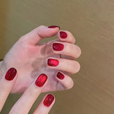 1pc 10ml Holographic Glitter Mirror Porcelain White Cat Eye Gel Polish Magnetic Galactic Effect Gel Nail Polish Soak Off UV LED