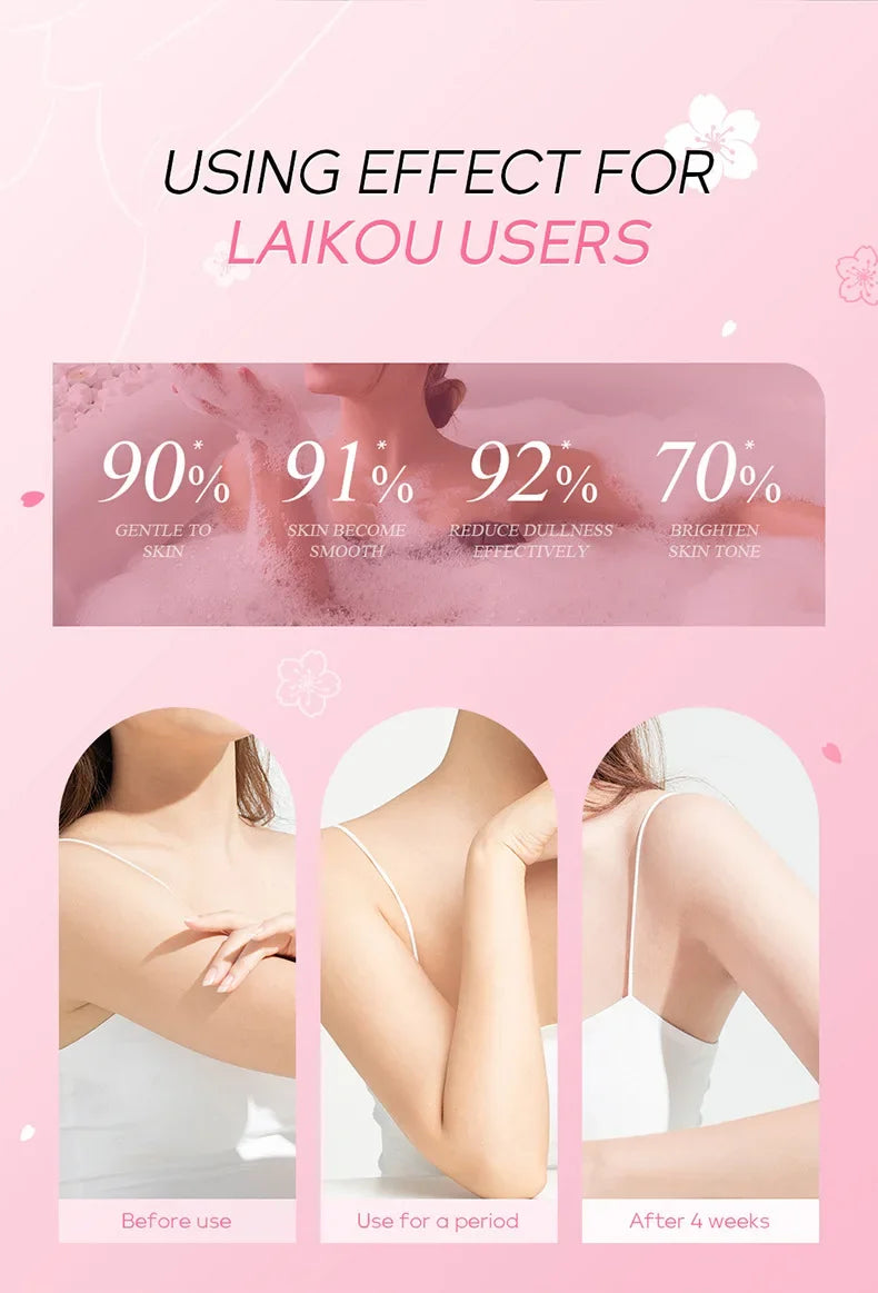 Laikou Sakura Underarm Cream Knee Buttocks Dark Skin  Improve Melanin Pigmentation Korean Skin Care Product 30g