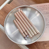 3D Contouring Pen Long Lasting Waterproof Matte Bronzer Stick Nose Shadow Contour Pen With Brush Facial Contour Stick Makeup