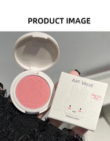 Monochrome Blush Palette Matte Peach Rouge Cute Bunny Rose Red Cheek Tint Blusher Powder Natural Face Contouring Shadow Makeup