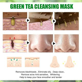 Original Facial Remove Blackhead Green Tea Solid Mask Treat Acne Blemish Black Dots Clean Stick Cream Shrink Pores Skin Care  ﻿