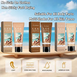 Instant Body Bronzer Foundation Makeup Cream Sun-Kissed Glow Bronzing Tint with Hyaluronic Acid Blurring Body Luminizer 100ml