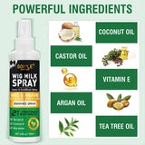 100ml Wig Milk Spray Moisturizing Care Spray for Wig Synthetic Hair Prevent Frizz Leave-in Conditioner for Wigs Smooth and Shine