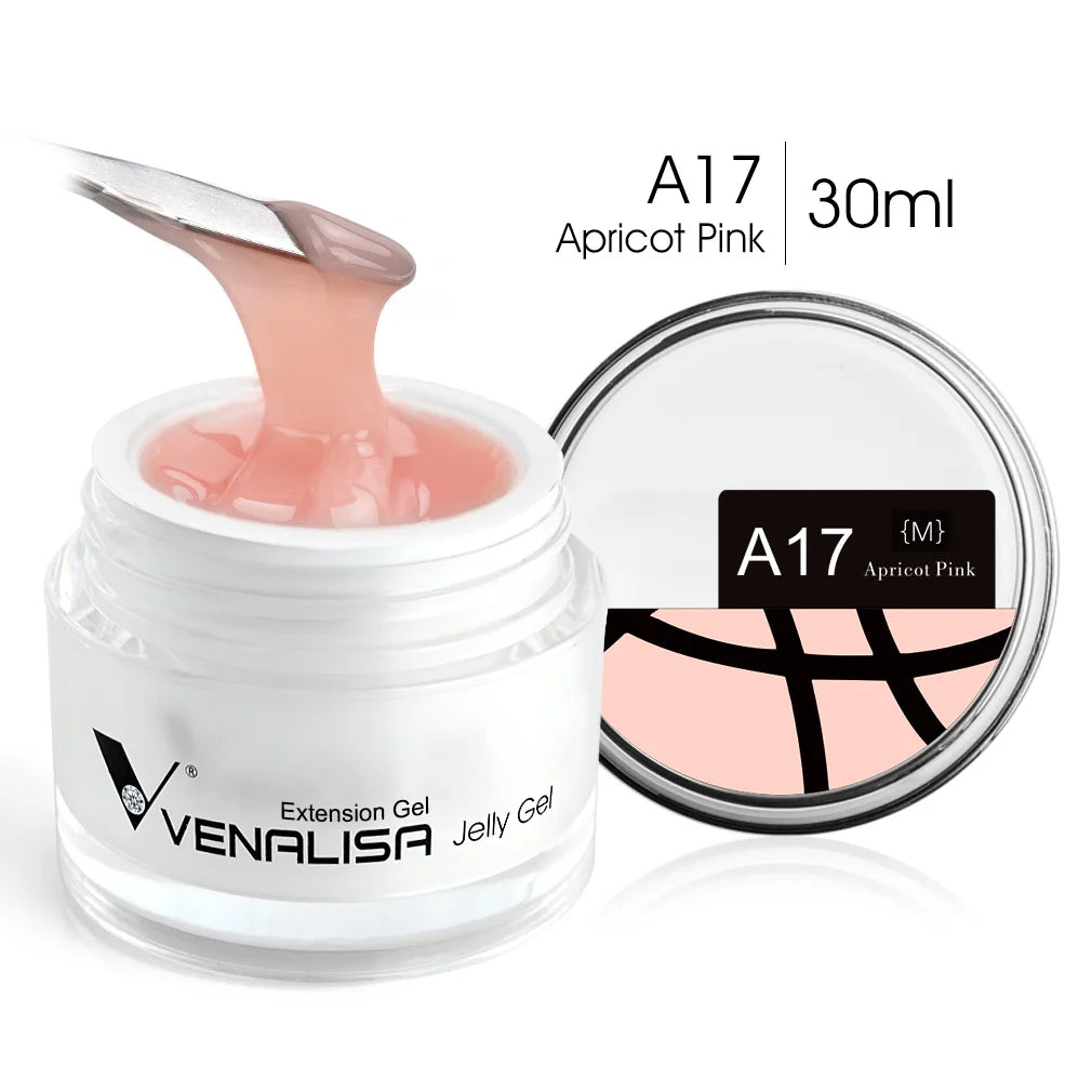 VENALISA Clear Color Extension Gel Pearl Glittle Gel Canni Supply Camouflage Fasting Jelly Nail Gel Self Leveling Acrylic Gel