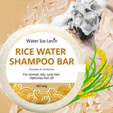 Organic Rice Shampoo Soap Bar Oil Free Conditioning Soap Rice Water Protein Nourishing Anti-loss Hair Hair Growth Soap Bar 60g