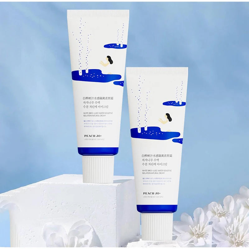 Birch Sap Primer Korean Hydrating Natural Makeup Effect Long-lasting Primer Refreshing Brighten All Skin Types Daily Face Cream