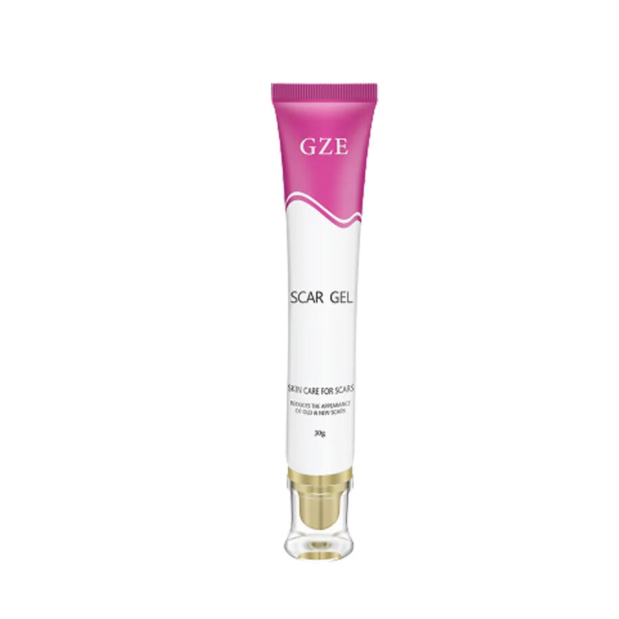 GZE Scar Care Gel Acne stretch mark Cream With Allantoin, Vitamin E, and Silicone - Non-Greasy and Fast Absorbing