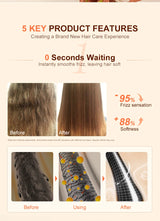 PURC Magic Instant Smooth Hair Serum Nourishing Repair Damaged Leave-In Hair Oil Anti-Frizz Softness Hair Care