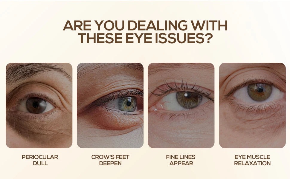 Collagen Massage Eye Cream - Hydrating & Firming Eye Contour, Gentle Care for Eye Area Lightweight Gel Texture for Smooth Skin