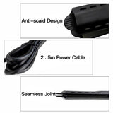 Hair Straightener Four-gear Temperature Adjustment Ceramic Tourmaline Ionic Flat Iron Hair Straightener For Women Widen Panel