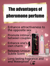 2026 Romantic Date Pheromone Body Spray 24H Long Lasting Fragrance Enhance Personal Charm Body Mist