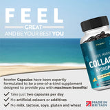 Hydrolyzed Marine Collagen - HYDROPRO supports skin and joint, hair and nail health nutritional supplement
