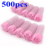 Wholesale 100/500/1000pcs Eye  Beauty Tools Disposable Mascara Wands Eyelash Brush Lash Extension Colorful  Spoolies for Eyebrow