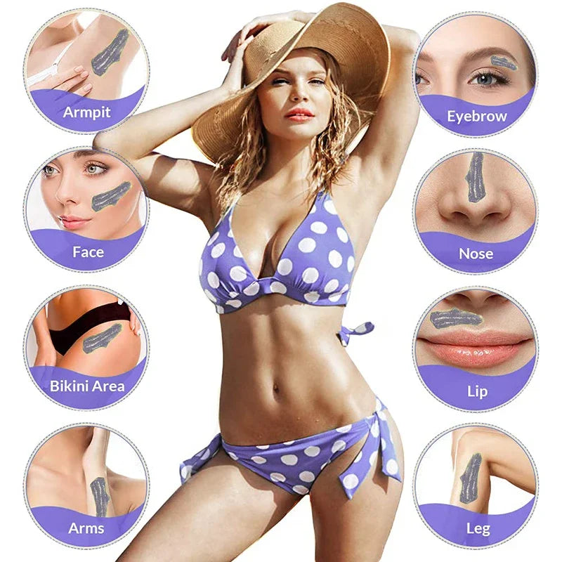 1000g 500g Waxing Wax Beans For Hair Removal Full Body Hot Film Hard Depilatory Wax Beads For Wax Heater Machine Hard Wax Beans