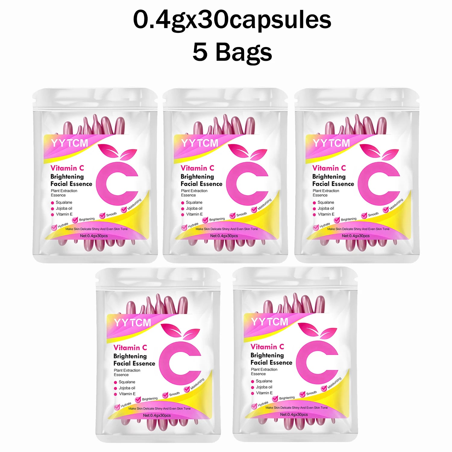 Vitamin C Brightening Serum Capsules – Hydrating Facial Serum