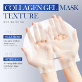 "Collagen Glow" Hydrating Face Mask | Brightening & Moisturizing Treatment | With Marine Collagen & Hyaluronic Acid