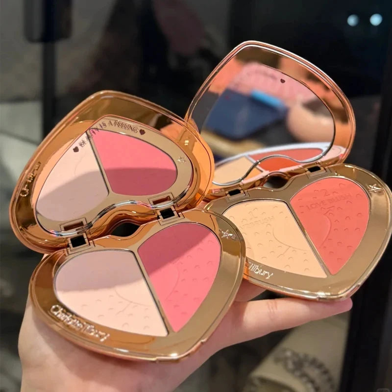 Charlotte Tilbury CT Blush Set Blush Liquid Blush Cushion Pen Two-color Highlights Solid Lip Gloss Natural Smooth and Not Sticky