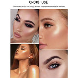 Natural Diamond Highlighter Powder 5 Color Shimmer Contour Nose Shadow Brightening Face Makeup Cosmetics Palette