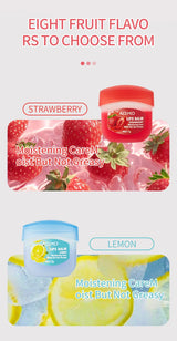 8 Pieces Vaseline Lip Balm Set Rose Lemon Flavor Moisturizing Anti-Dry Crack Long Lasting Nourishing Lip Mask Lip Care