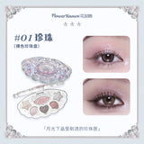 Flower knows Strawberry Cupid Collection Facial Complexion Palette Blush Eyeshadow Highlighter Flower Know Face Bronzer Palette