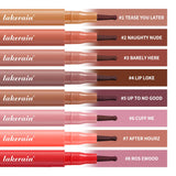 Waterproof Lip Liner Stain Lip Lingerie Long Lasting 8 Colors Transfer Proof Smudge Resistant Color No Bleed Formula  Cosmetics