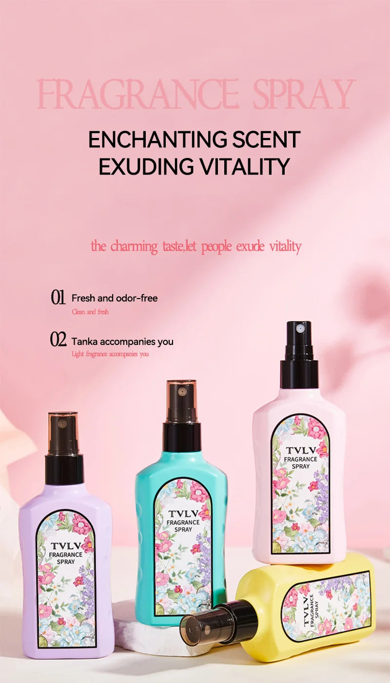 TVLV Jasmine Fragrance Spray -Long-lasting fragrance for women's clothing,odor removal, dreamy fresh and long-lasting light scen
