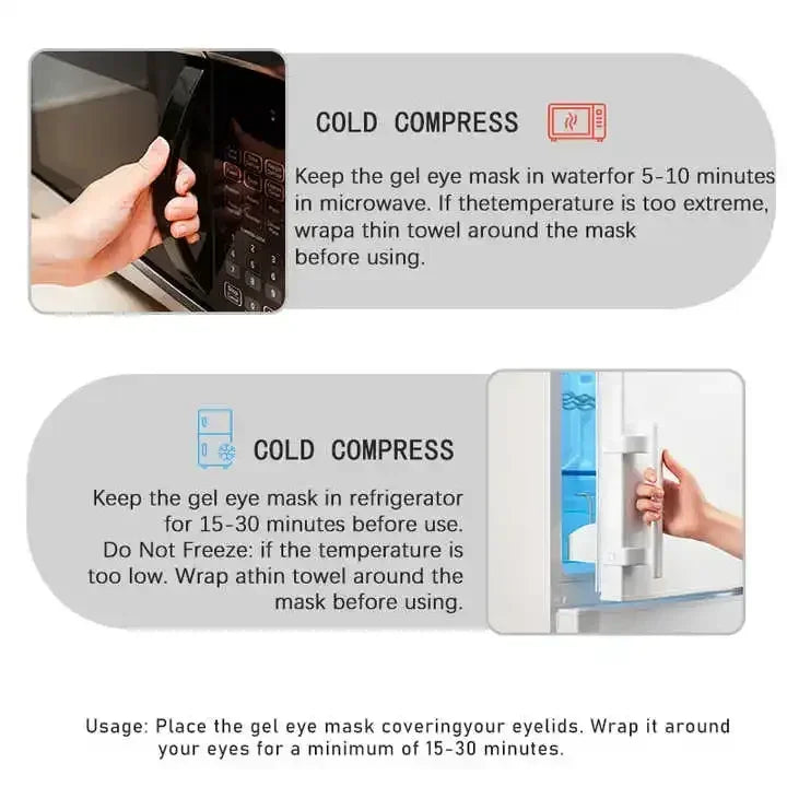 Blue PVC Gel Ice Pack - Adjustable Cooling Pad for Helmets & Hats | Reusable Cold Compress Travel Portable Outdoor Accessory