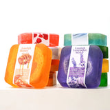 S+100g Tea Tree Loofah Soap Adult Glycerol Herbal Natural Silk Melon Moisturizing Whitening Facial Cleanser Body Bath Cleaning S