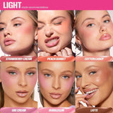Fashion Beauty Blush Filter Soft Glow Liquid Blush Shiny Lip Gloss Blusher Lipstick Cotton Candy Bubblegum Concealer Cosmetics