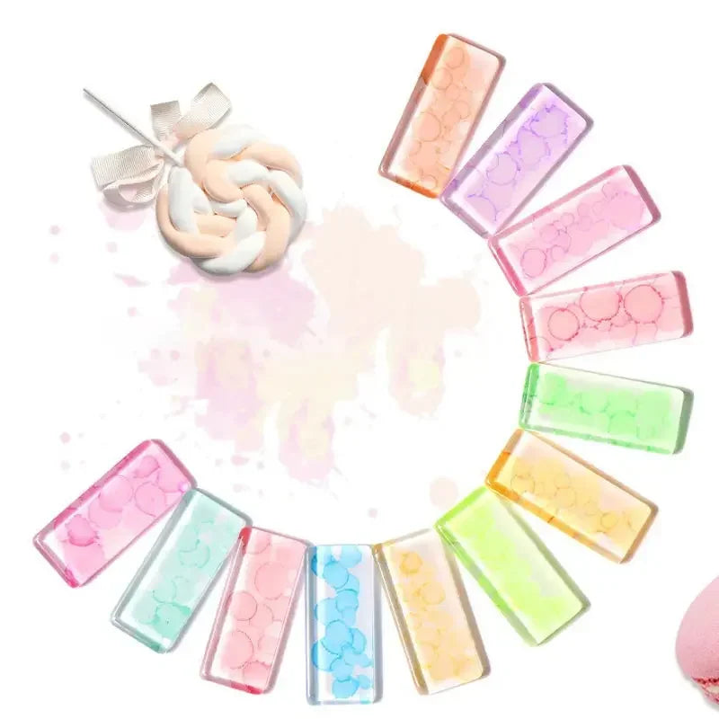 6ml Nail Art 6 Colors  Summer Ice Cream Nail Dye Solution Creative Nail Pattern DIY Design Dye Solution Women Nail Decoration