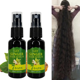 2 Pack GZE Ginger Hair Serum 7 Days Moisturizing Strong Hair