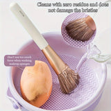 3-In-1 Silicone Makeup Brush Cleaner Mat & Drying Rack - Cosmetic Brush Cleaning & Air Dry Tool, Beauty Tool Organizer Kit