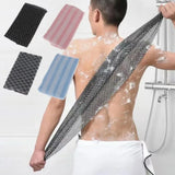 Japanese Nylon Exfoliating Back Rubbing Wash Cloth Body Scrub Towel Shower Sponge Bathroom Accessories