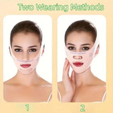 Breathable V‑Line Face Shaping Band, Cheek Lifting Face Bandage for Facial Contouring Support for Double Chin Appearance Improvement