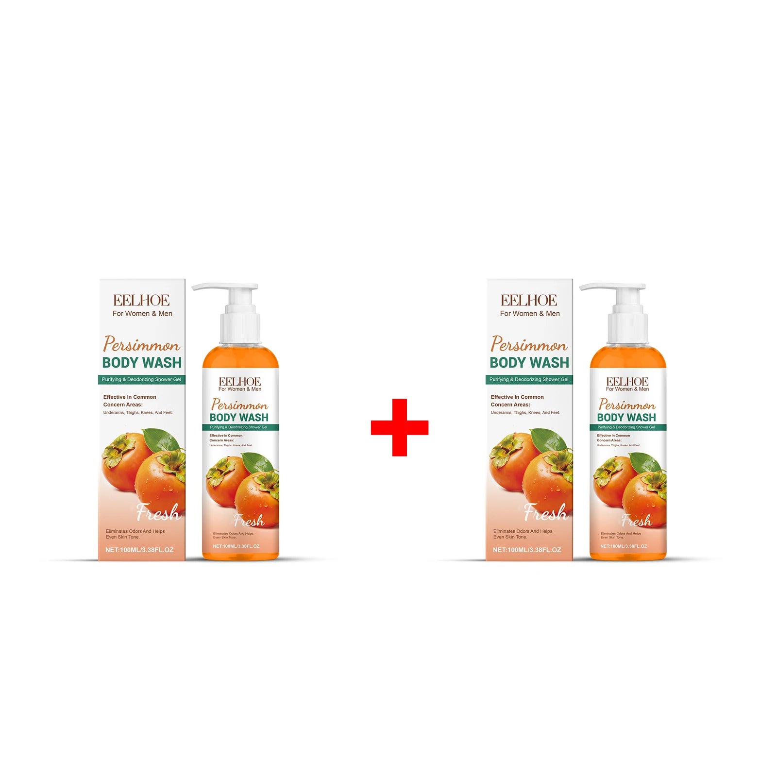 Persimmon Body Wash Eliminating Odor Exfoliating Long Lasting Moisturizing Refreshing Oil Control Smoothing Fragrance Shower Gel