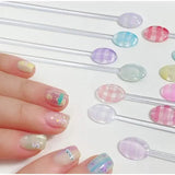 6ml Nail Art 6 Colors  Summer Ice Cream Nail Dye Solution Creative Nail Pattern DIY Design Dye Solution Women Nail Decoration