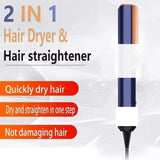 Professional Styling Tool Hair Straightener & Hair Dryer Heat-Up Hair Flat Iron Negative Ion Iron Household Hair Dryer