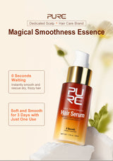 PURC Magic Instant Smooth Hair Serum Nourishing Repair Damaged Leave-In Hair Oil Anti-Frizz Softness Hair Care