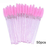 100pcs Disposable Eyelash Brushes Spoolies Micro Lash Mascara Wands Combs Wholesale for Eyelash Extension Makeup  Cosmetic Tools