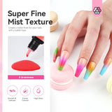 SAVILAND 12 Vitality Colors Airbrush Gel Nail Polish Fine Mist Nail for Color Spray For Airbrush Spray Gun Nail Art Color Design