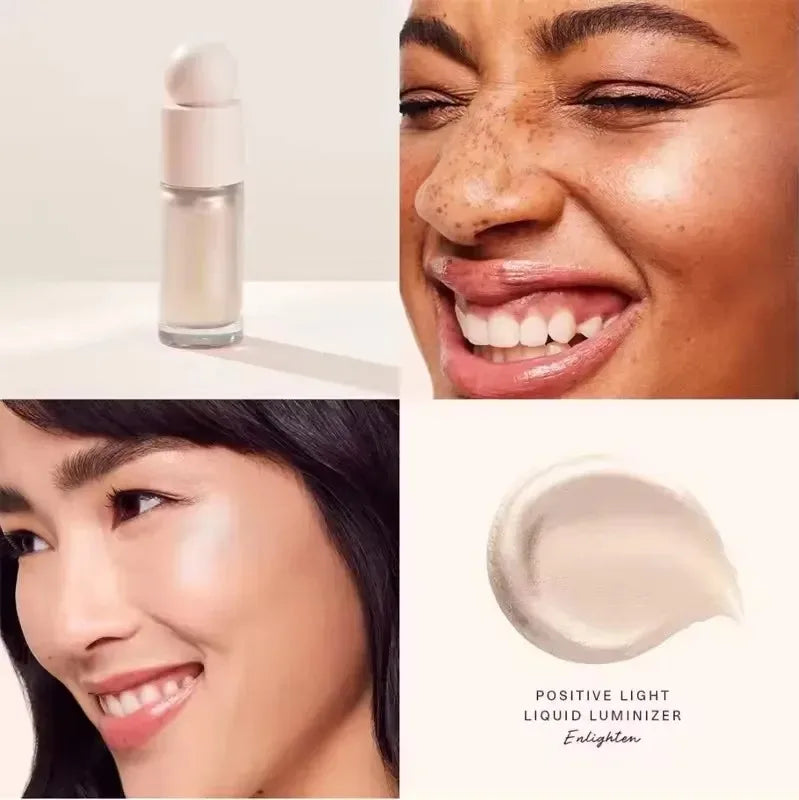 Rare Beauty Light Silky Touch Highlighter Soft Pinch Liquid Blusher Positive Light Lqiuid Luminizer Lasting Oil Control Makeup