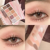 HISYI Star Rejuvenation Ten-Color Eye Shadow Pearl Matte Pink Pure Desire Powder Brown Plate Gentle Daily Cheap Makeup