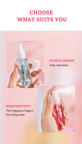 4pcs Women's Perfume Fragrance Set Box, Alcohol Free Body Spray, Lasting Fragrance and Fresh Fragrance, An Ideal Gift for Girls